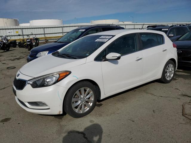 KIA FORTE EX 2014 with VIN KNAFX5A85E5235153 - Photo from auction