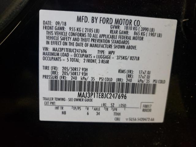 Photo 14 from auction – 2018 FORD ECOSPORT S with VIN MAJ3P1TE8JC247696