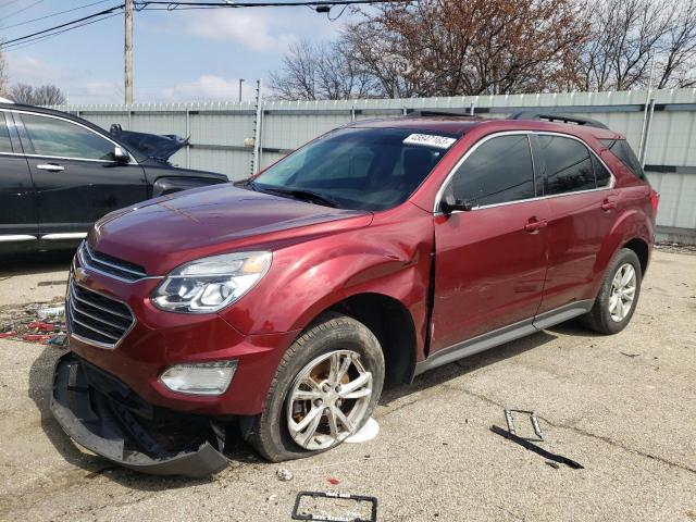 CHEVROLET EQUINOX LT 2017 with VIN 2GNALCEK6H1556652 - Photo from auction