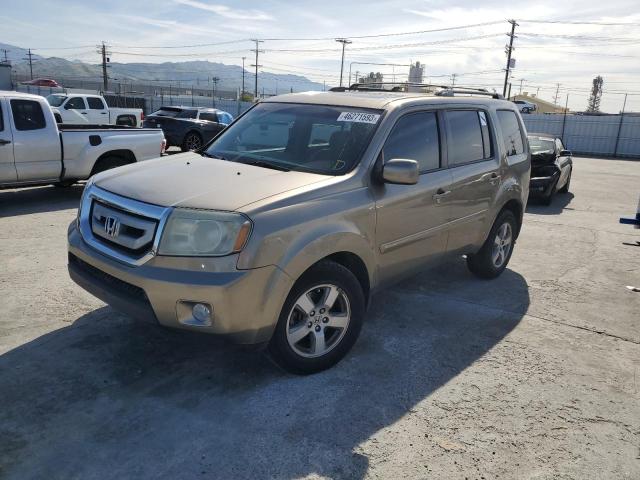 HONDA PILOT EXL 2011 with VIN 5FNYF3H5XBB045678 - Photo from auction
