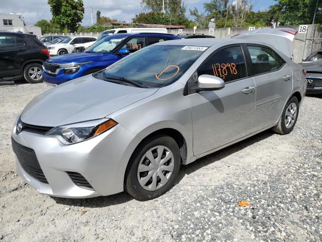 TOYOTA COROLLA L 2015 with VIN 2T1BURHE1FC393328 - Photo from auction
