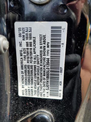Photo 14 from auction – 2005 HONDA ELEMENT EX with VIN 5J6YH18665L013944