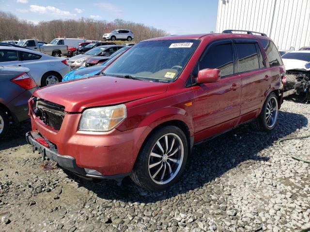 HONDA PILOT EX 2006 with VIN 2HKYF18406H531290 - Photo from auction