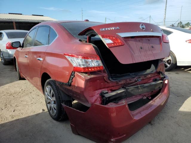 Photo 2 from auction – 2015 NISSAN SENTRA S with VIN 3N1AB7AP1FY289930