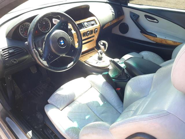 Photo 8 from auction – 2006 BMW M6 with VIN WBSEH93446B797960