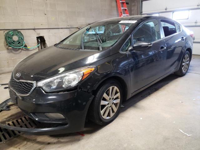 KIA FORTE EX 2014 with VIN KNAFX4A82E5121539 - Photo from auction