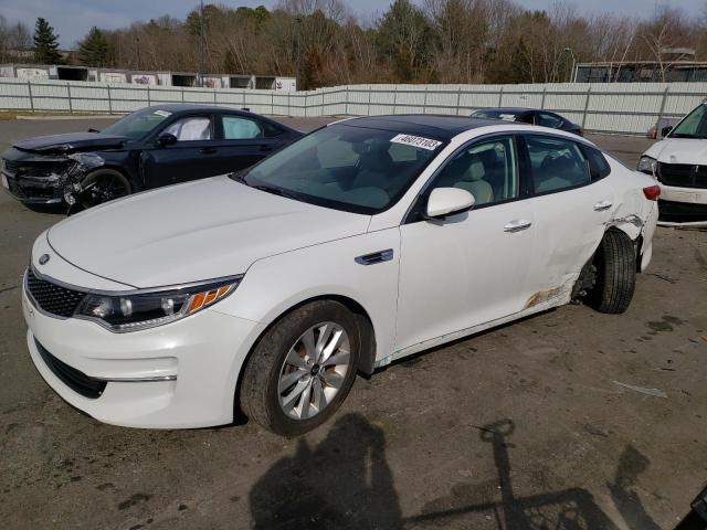 KIA OPTIMA EX 2016 with VIN 5XXGU4L39GG102664 - Photo from auction