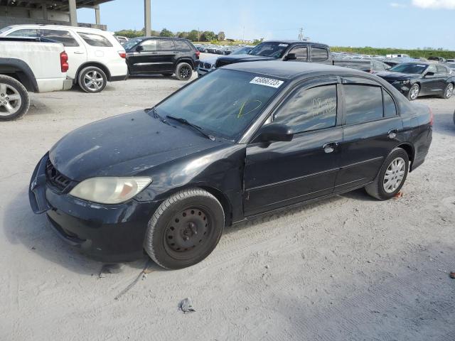 Photo 1 from auction – 2004 HONDA CIVIC LX with VIN 2HGES16544H512629