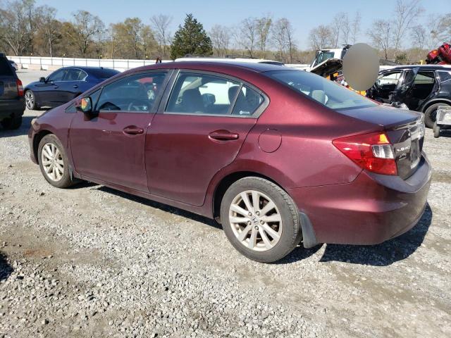 Photo 2 from auction – 2012 HONDA CIVIC EX with VIN 19XFB2F86CE080896