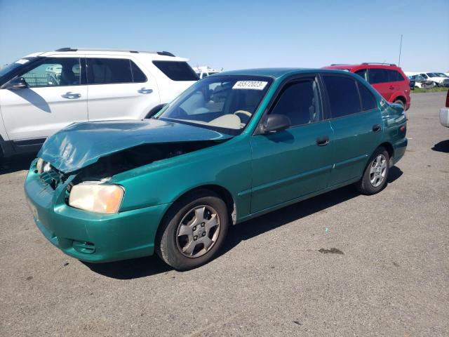 Photo 1 from auction – 2001 HYUNDAI ACCENT GL with VIN KMHCG45C81U213142