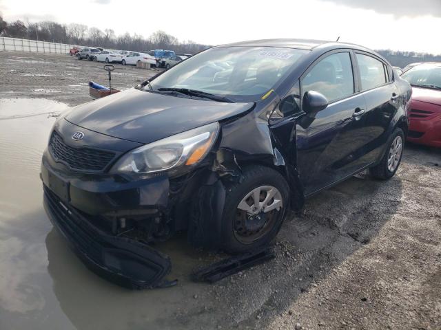 KIA RIO LX 2013 with VIN KNADM4A33D6125810 - Photo from auction