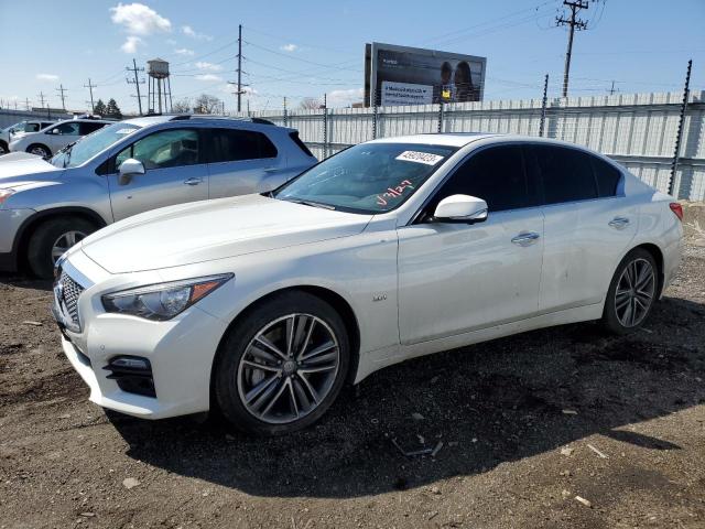 INFINITI Q50 PREMIU 2016 with VIN JN1EV7AR8GM346431 - Photo from auction