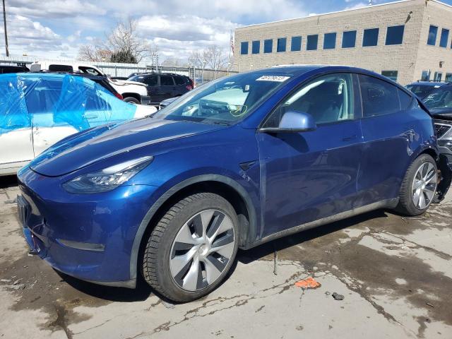 TESLA MODEL Y 2021 with VIN 5YJYGDEE9MF095501 - Photo from auction