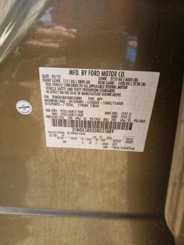 Photo 14 from auction – 2013 FORD FLEX SE with VIN 2FMGK5B83DBD35889