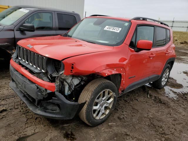 JEEP RENEGADE L 2016 with VIN ZACCJBBT5GPD12672 - Photo from auction