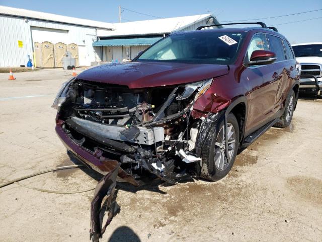 TOYOTA HIGHLANDER 2019 with VIN 5TDJZRFH9KS978881 - Photo from auction