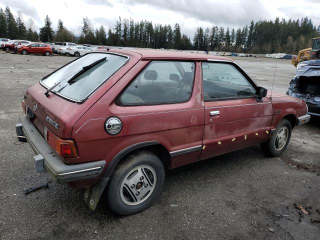 Photo 3 from auction – 1986 SUBARU GL 4WD with VIN JF2AF53B4GE111808