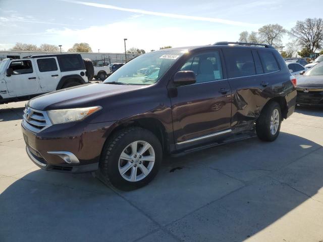 TOYOTA HIGHLANDER 2013 with VIN 5TDZK3EH4DS140444 - Photo from auction