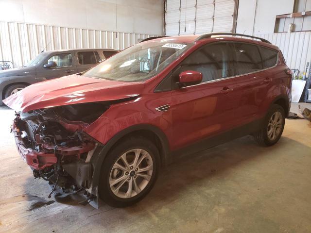 FORD ESCAPE SE 2018 with VIN 1FMCU0GD8JUD20456 - Photo from auction