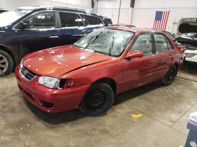 TOYOTA COROLLA CE 2001 with VIN 2T1BR12E51C464180 - Photo from auction