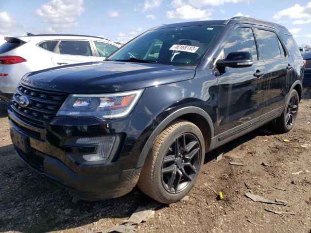 FORD EXPLORER S 2017 with VIN 1FM5K8GTXHGC08965 - Photo from auction