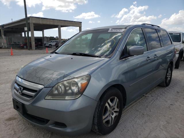 HONDA ODYSSEY EX 2007 with VIN 5FNRL38677B010979 - Photo from auction