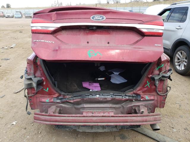 Photo 6 from auction – 2017 FORD FUSION SE with VIN 3FA6P0H72HR407651