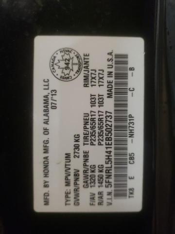 Photo 14 from auction – 2014 HONDA ODYSSEY EX with VIN 5FNRL5H41EB502737