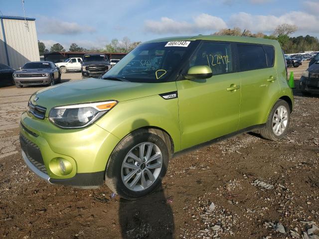 KIA SOUL + 2018 with VIN KNDJP3A5XJ7904877 - Photo from auction