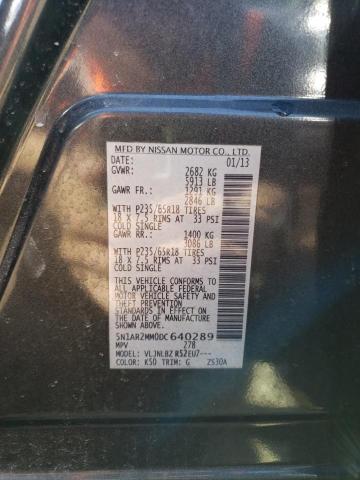 Photo 14 from auction – 2013 NISSAN PATHFINDER with VIN 5N1AR2MM0DC640289