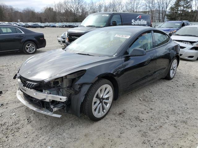 TESLA MODEL 3 2022 with VIN 5YJ3E1EB3NF187466 - Photo from auction
