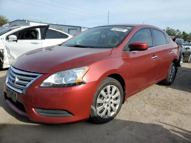 NISSAN SENTRA S 2015 with VIN 3N1AB7AP1FY289930 - Photo from auction