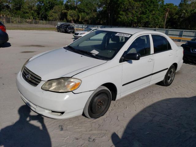 TOYOTA COROLLA CE 2003 with VIN JTDBR32E830010370 - Photo from auction
