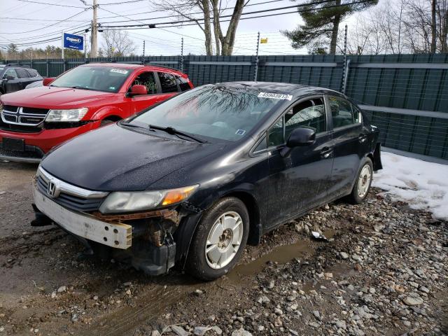 HONDA CIVIC LX 2012 with VIN 2HGFB2F46CH027067 - Photo from auction
