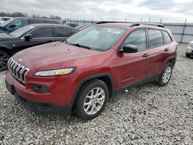 Photo 1 from auction – 2016 JEEP CHEROKEE S with VIN 1C4PJLAB4GW138225