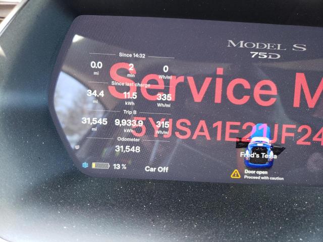 Photo 9 from auction – 2018 TESLA MODEL S with VIN 5YJSA1E21JF244913