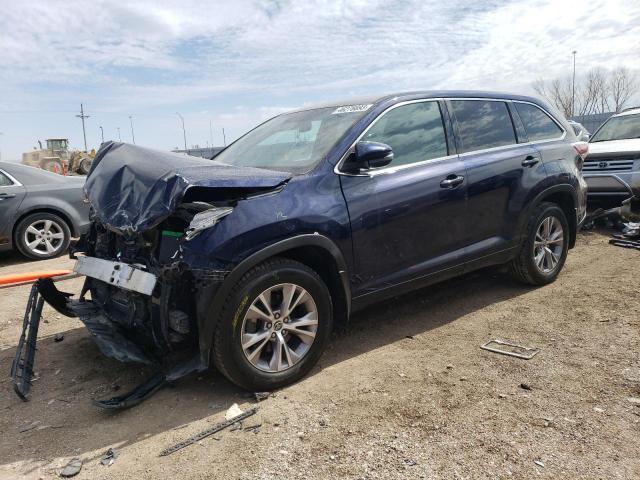 TOYOTA HIGHLANDER 2016 with VIN 5TDBKRFH9GS275801 - Photo from auction