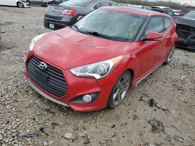 HYUNDAI VELOSTER T 2013 with VIN KMHTC6AEXDU111361 - Photo from auction