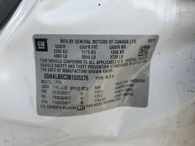 Photo 14 from auction – 2011 CHEVROLET EQUINOX LS with VIN 2GNALBEC3B1335276