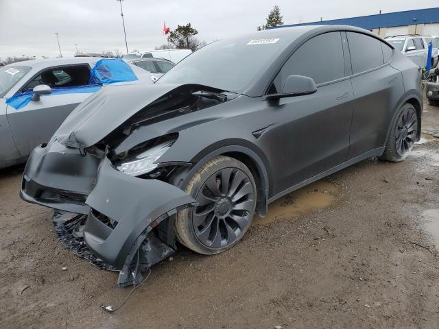 TESLA MODEL Y 2021 with VIN 5YJYGDEF4MF088948 - Photo from auction