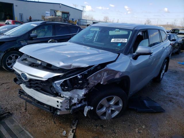 TOYOTA HIGHLANDER 2022 with VIN 5TDBBRCH4NS556664 - Photo from auction