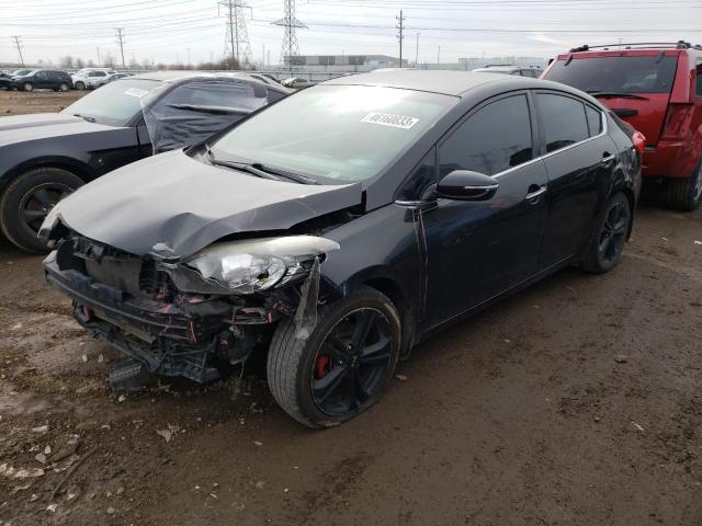KIA FORTE EX 2014 with VIN KNAFX4A88E5207194 - Photo from auction