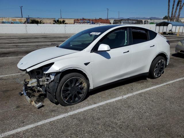 TESLA MODEL Y 2021 with VIN 5YJYGDEE6MF287071 - Photo from auction