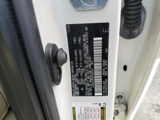 Photo 14 from auction – 2016 TOYOTA 4RUNNER SR with VIN JTEBU5JR9G5298709