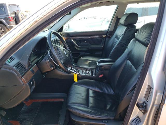 Photo 7 from auction – 2000 BMW 750 IL with VIN WBAGJ0343YDD73550