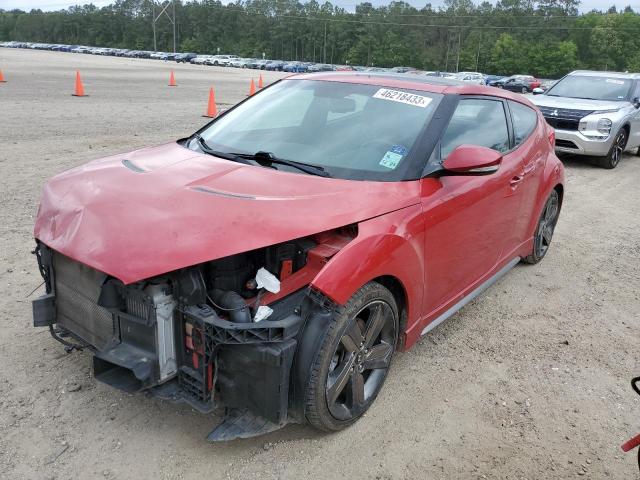 HYUNDAI VELOSTER T 2014 with VIN KMHTC6AE1EU211396 - Photo from auction