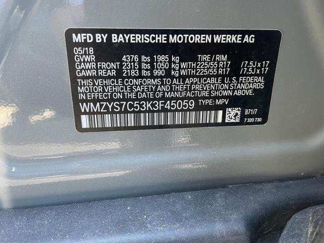 Photo 10 from auction – 2019 MINI COOPER COU with VIN WMZYS7C53K3F45059
