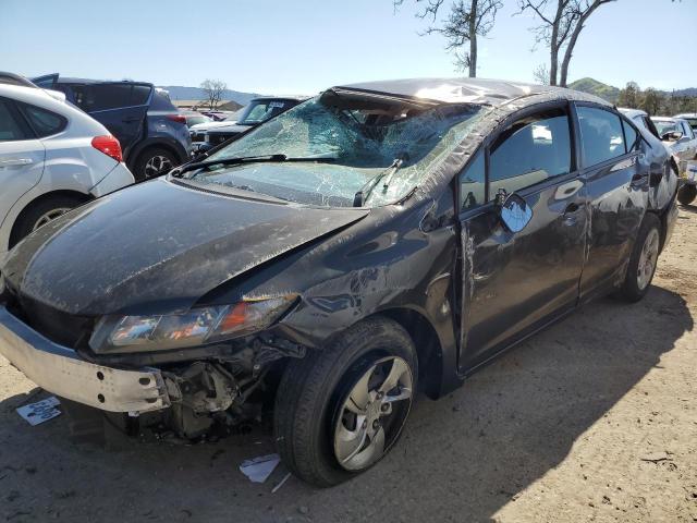 HONDA CIVIC LX 2013 with VIN 19XFB2F52DE204444 - Photo from auction