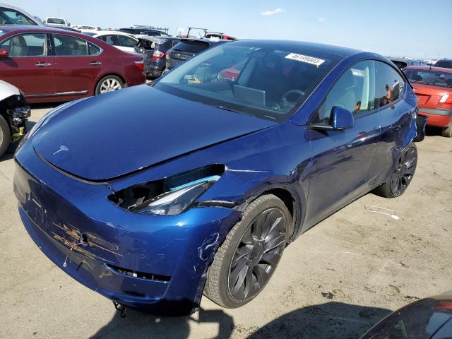 TESLA MODEL Y 2021 with VIN 5YJYGDEF7MF251804 - Photo from auction