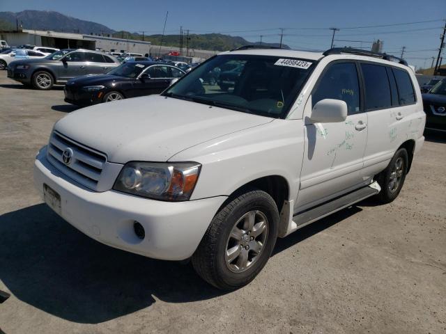 TOYOTA HIGHLANDER 2004 with VIN JTEEP21A140005455 - Photo from auction